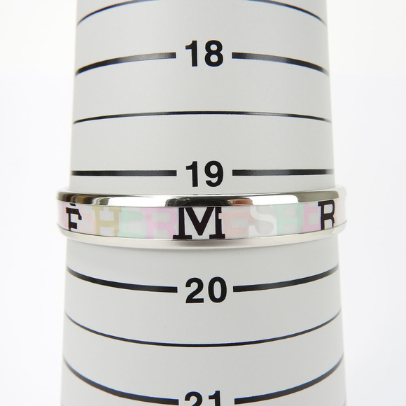 Hermes Hermes Enamel Metal Bangle Multicolor Metal Bangle - Picture 9 of 10